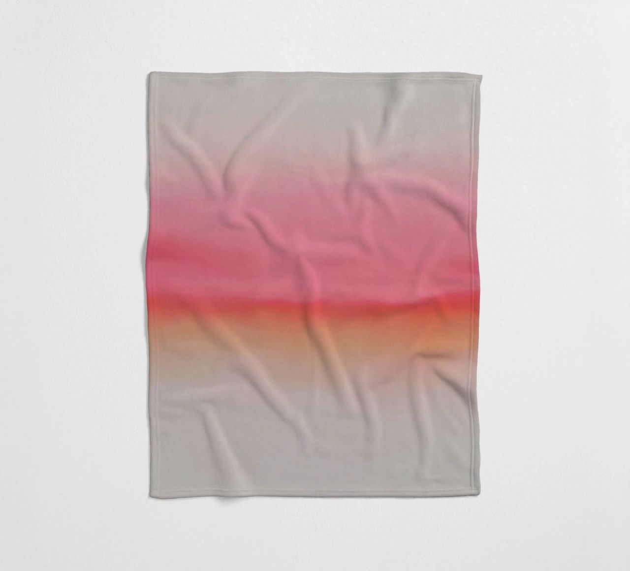Pink Horizon fleece blanket by Kind of Style