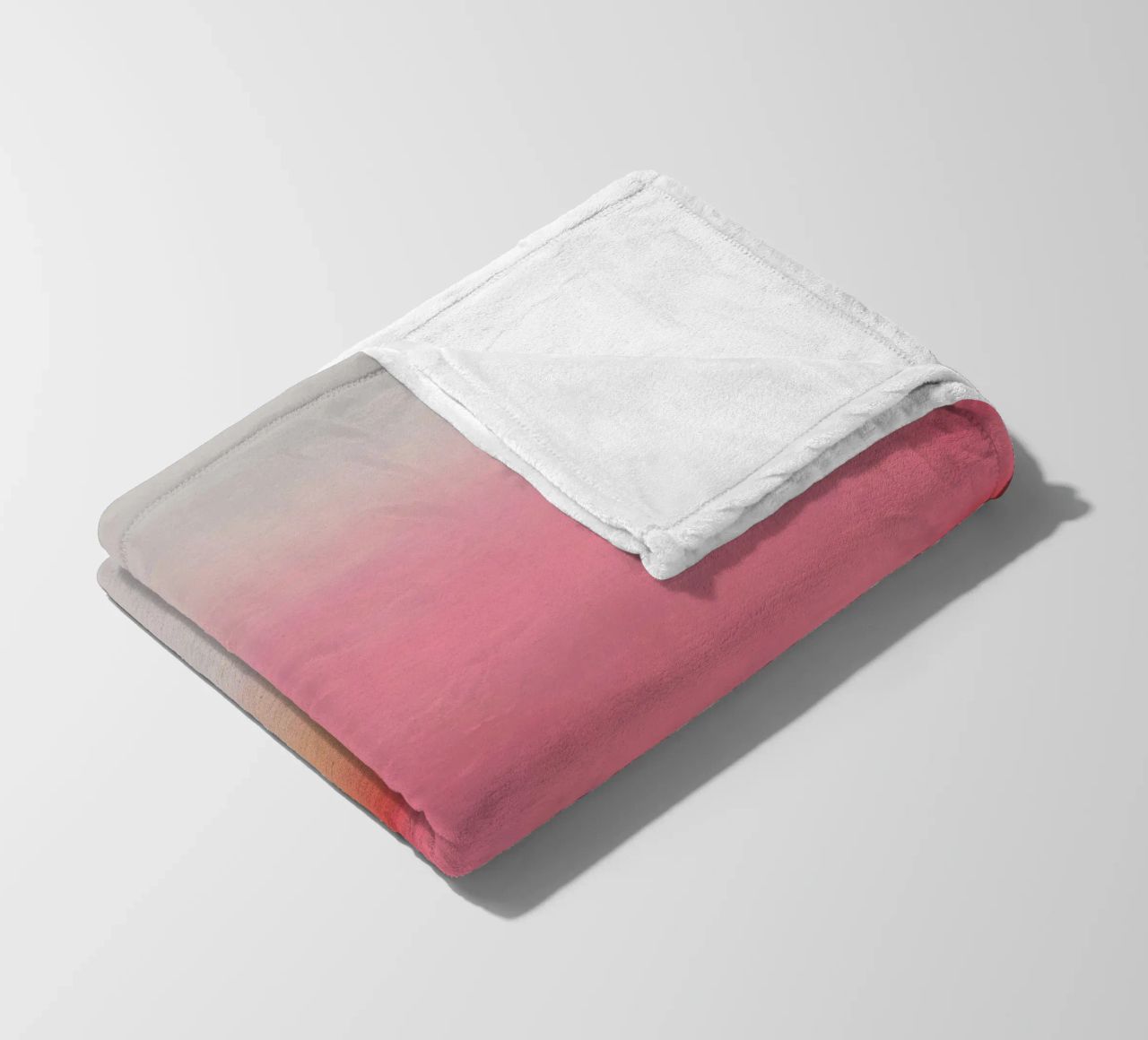 Pink Horizon fleece blanket by Kind of Style