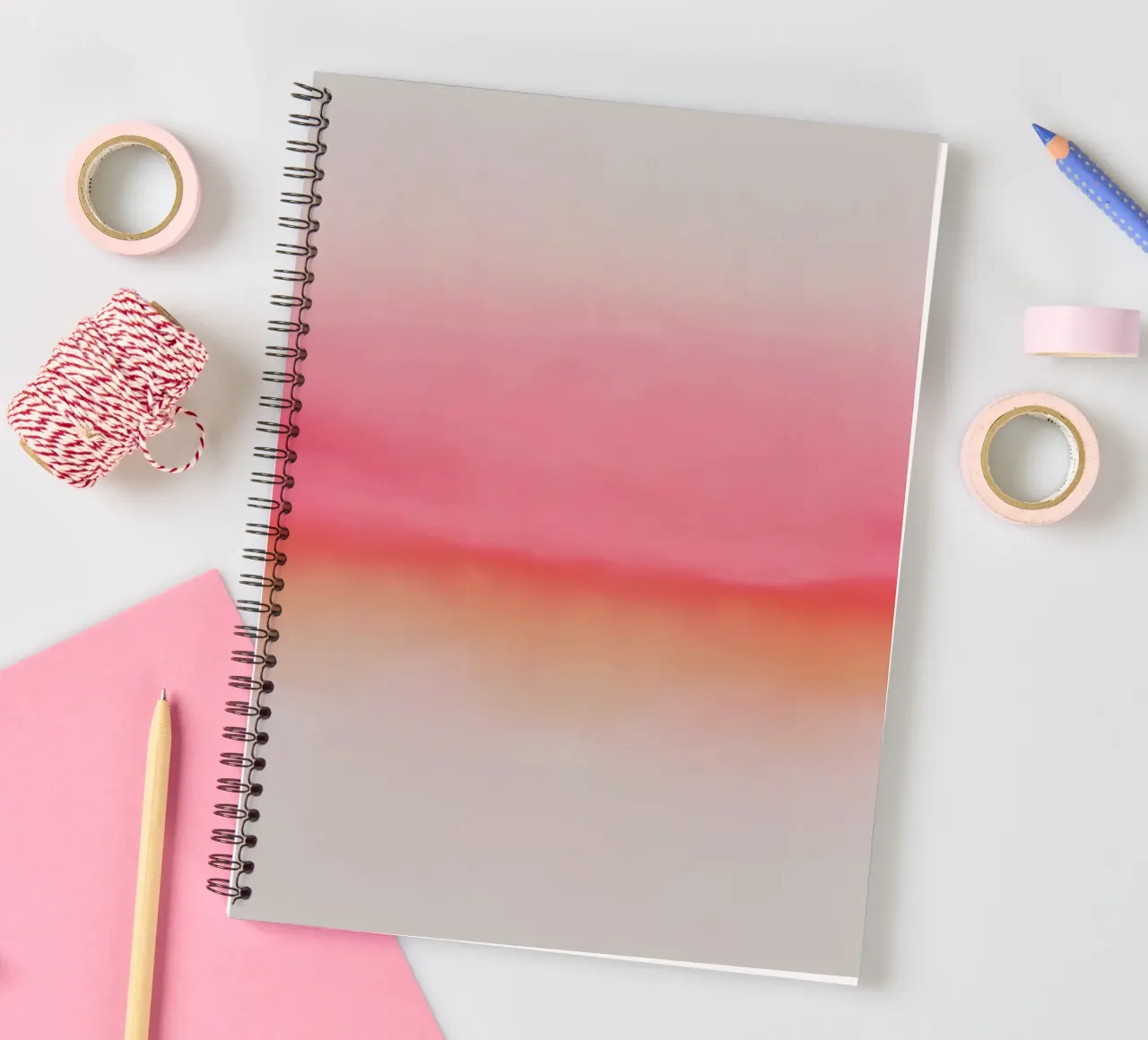Pink Horizon notitieboek met spiraal van Kind of Style