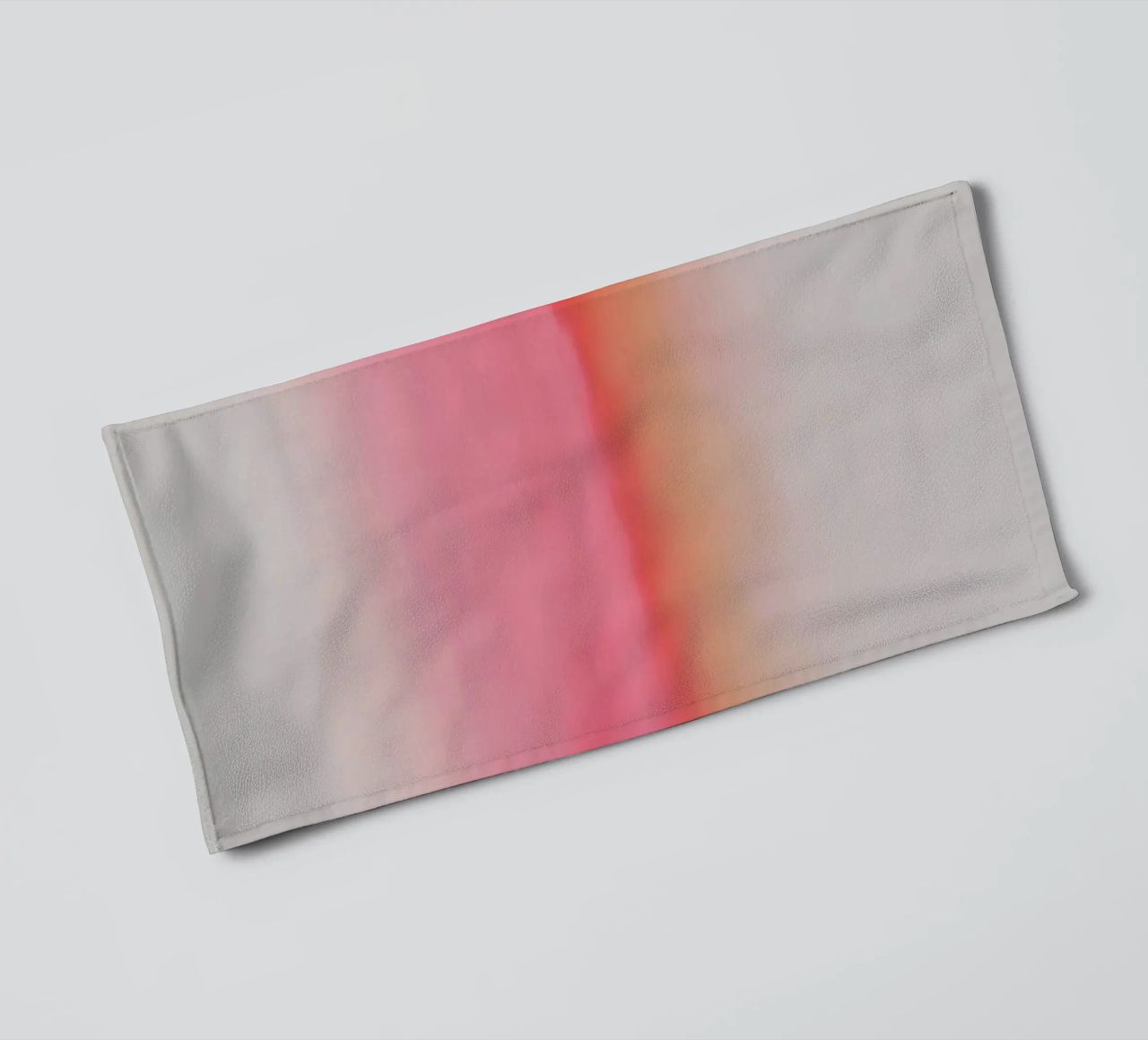 Pink Horizon towel by Kind of Style
