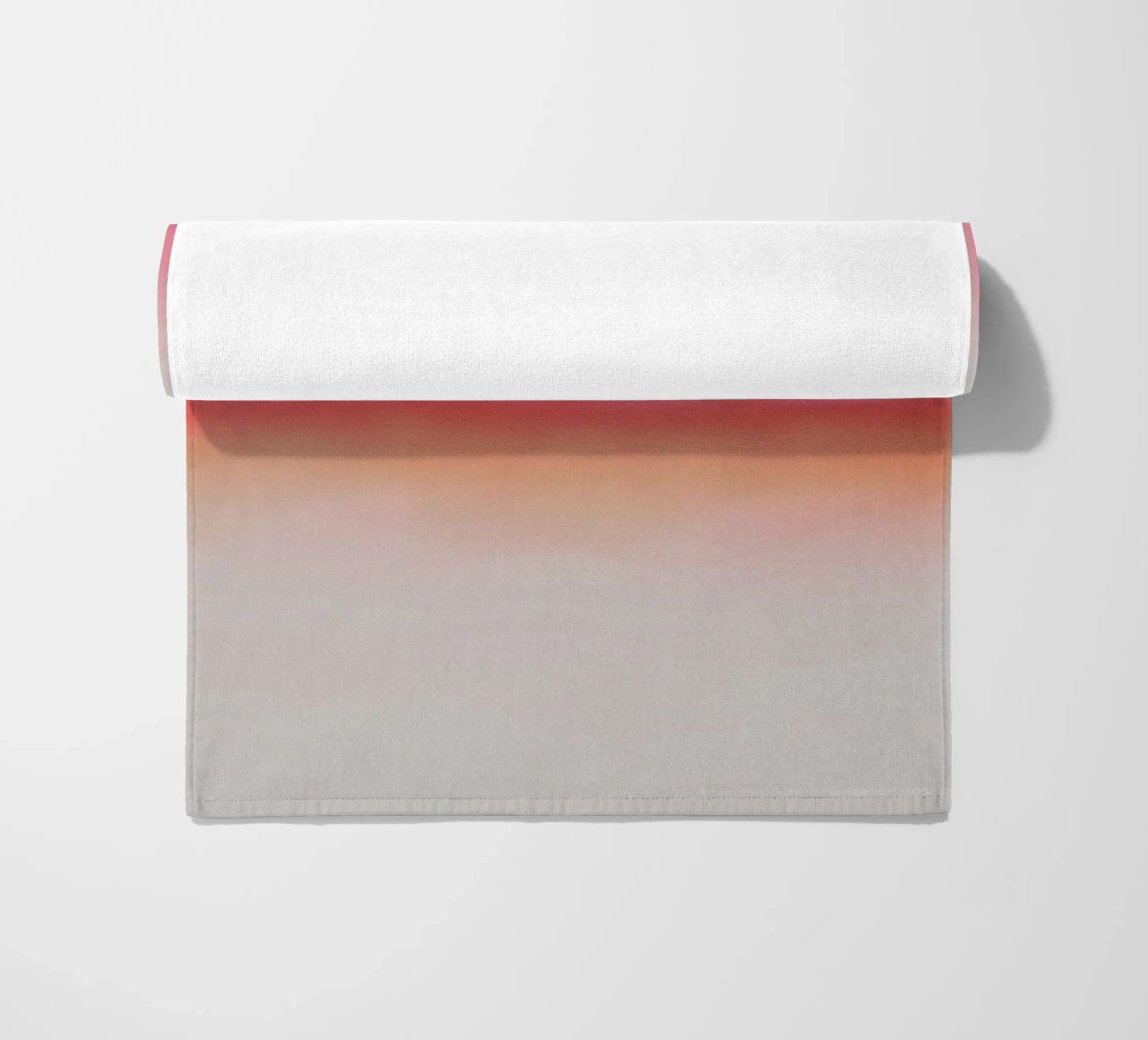 Pink Horizon beach towel by Kind of Style