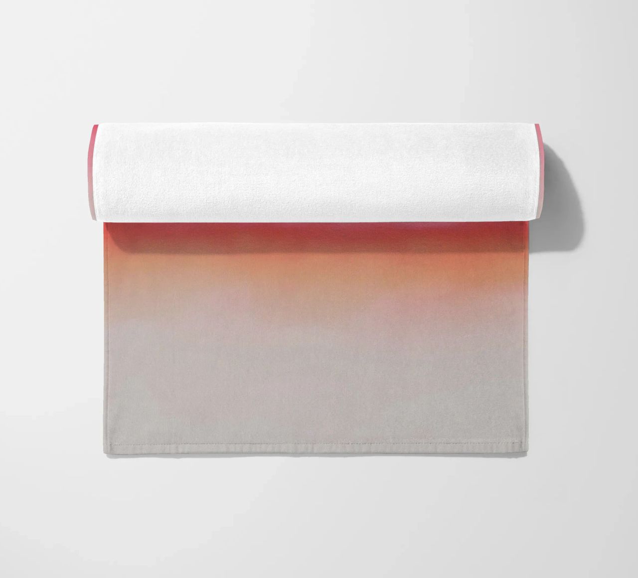 Pink Horizon beach towel by Kind of Style