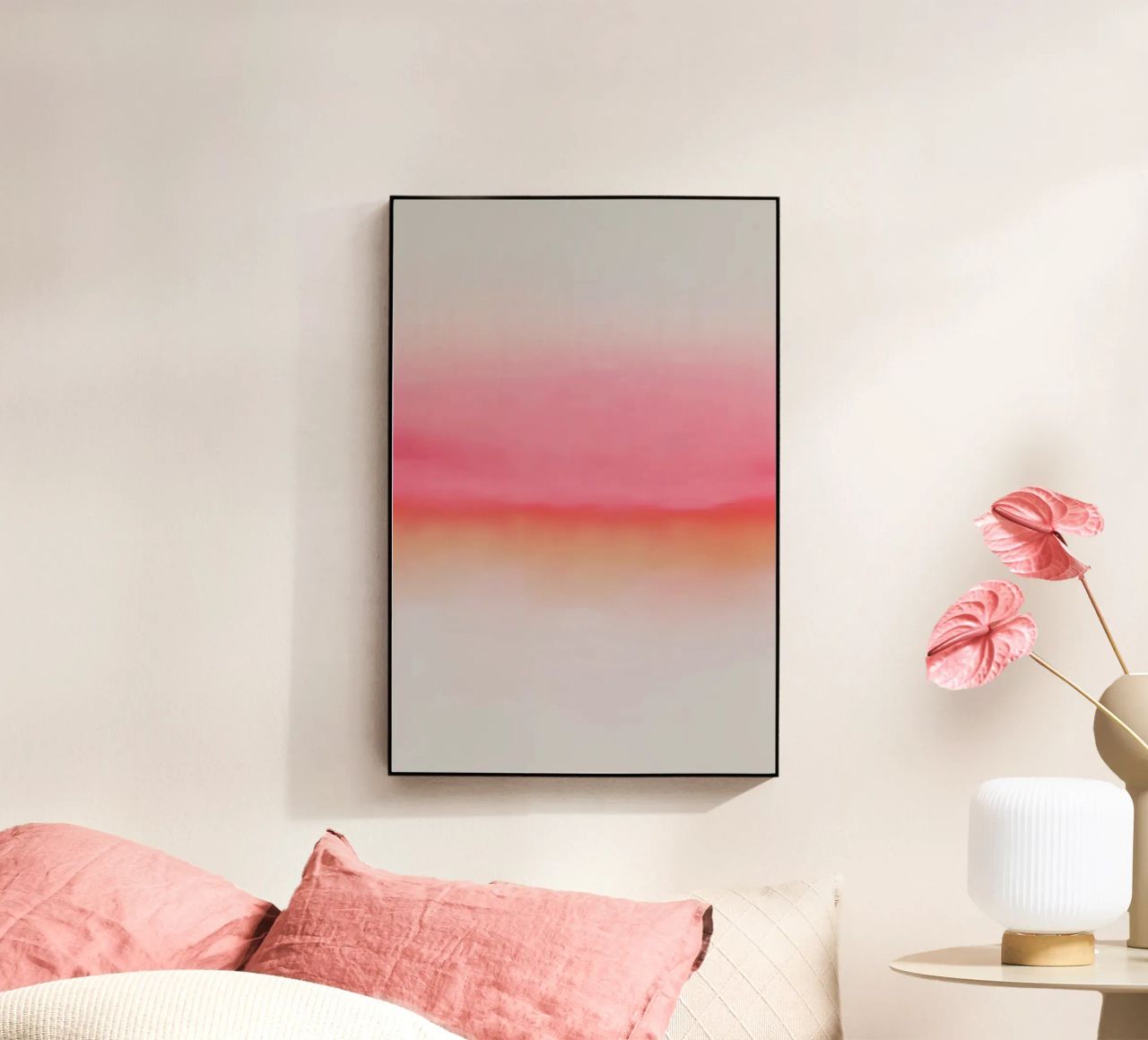 Pink Horizon Acryl-Glas von Kind of Style