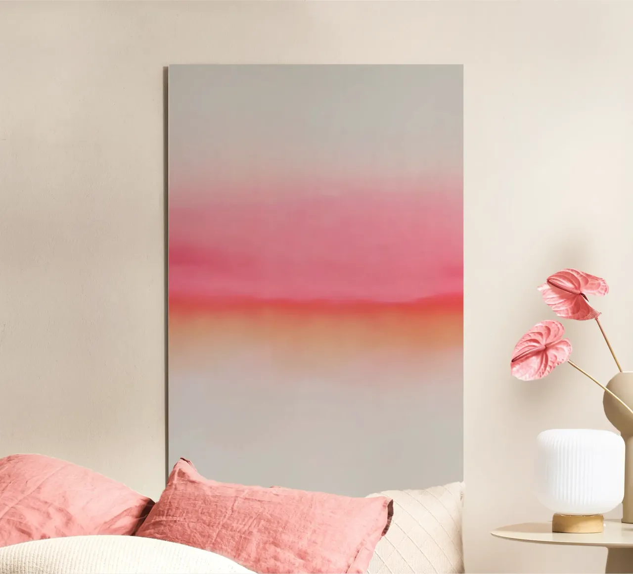 Pink Horizon alu-dibond by Kind of Style