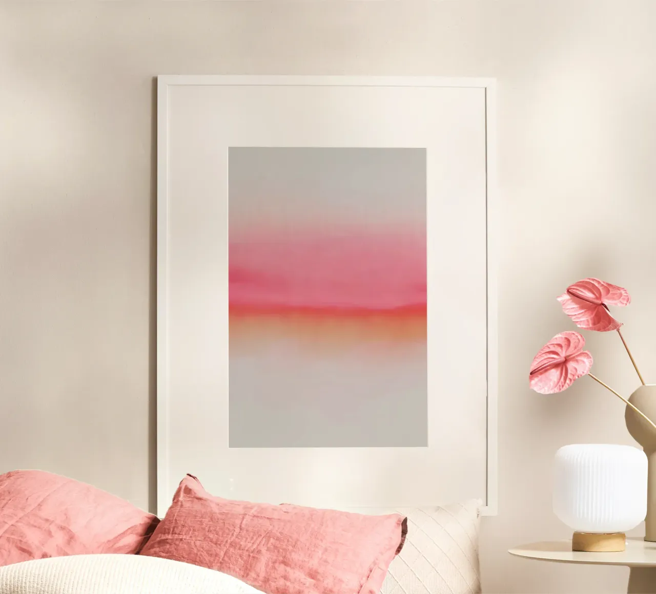 Pink Horizon Poster von Kind of Style