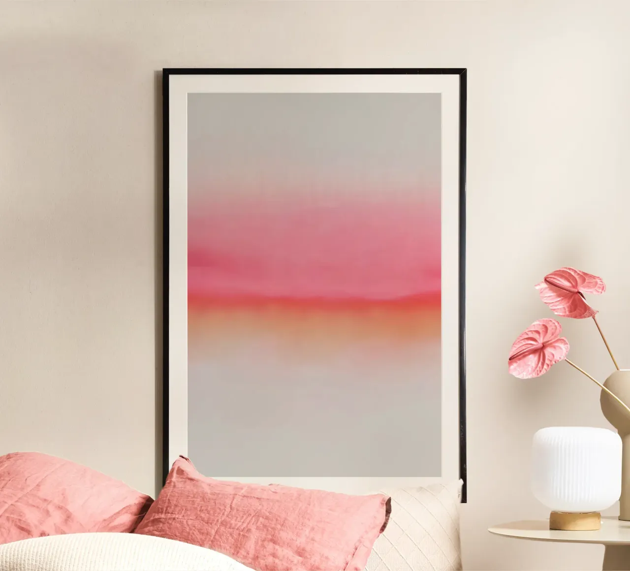 Pink Horizon poster by Kind of Style