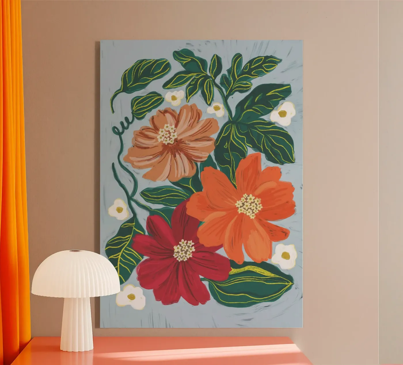 In full bloom acryl van GigiRosado