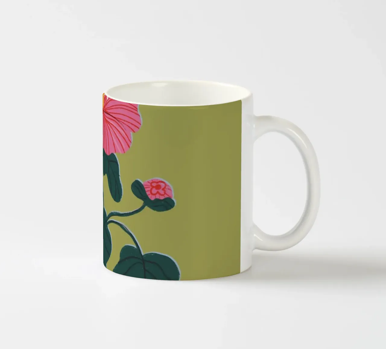 Morning glory Keramik Tasse von GigiRosado