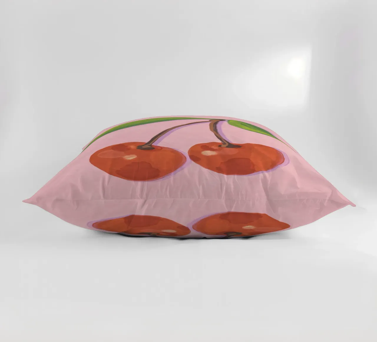 Cherries decorative cushion by GigiRosado