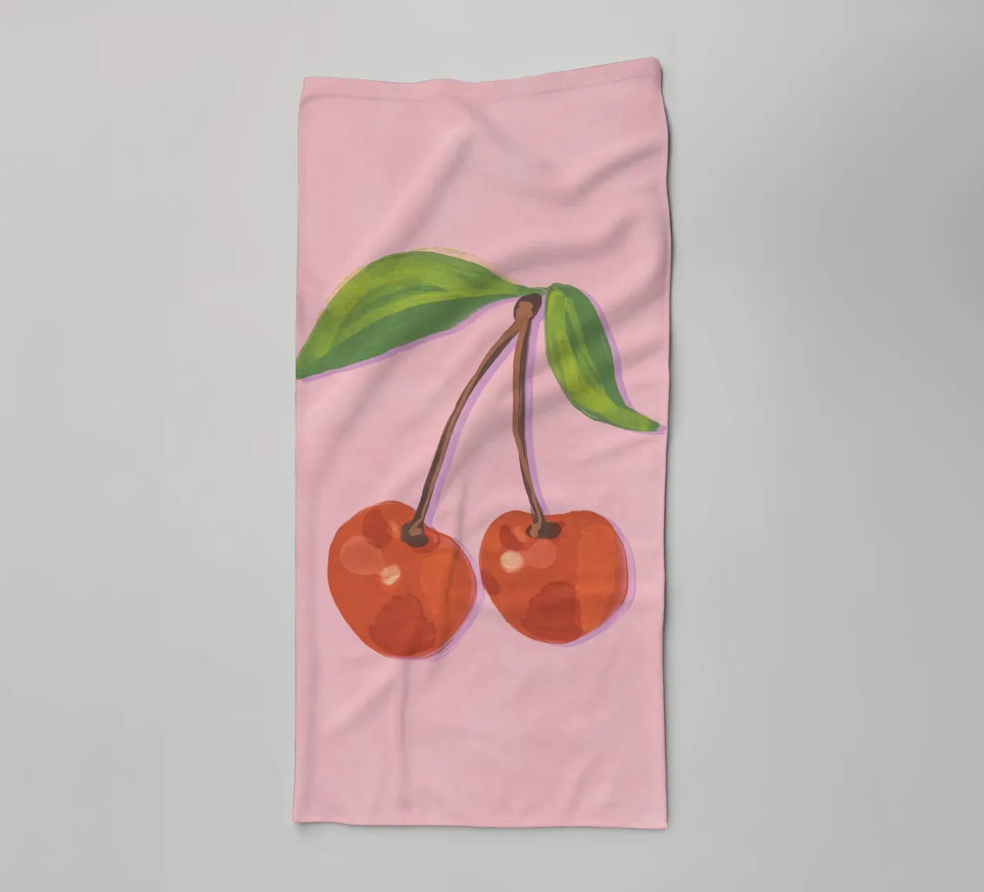 Cherries towel by GigiRosado