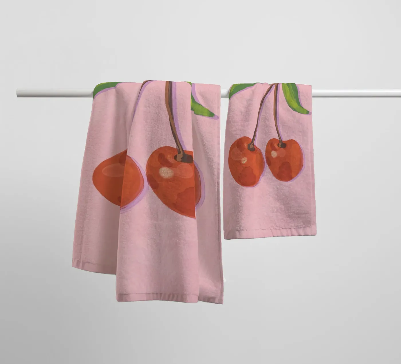 Cherries towel by GigiRosado