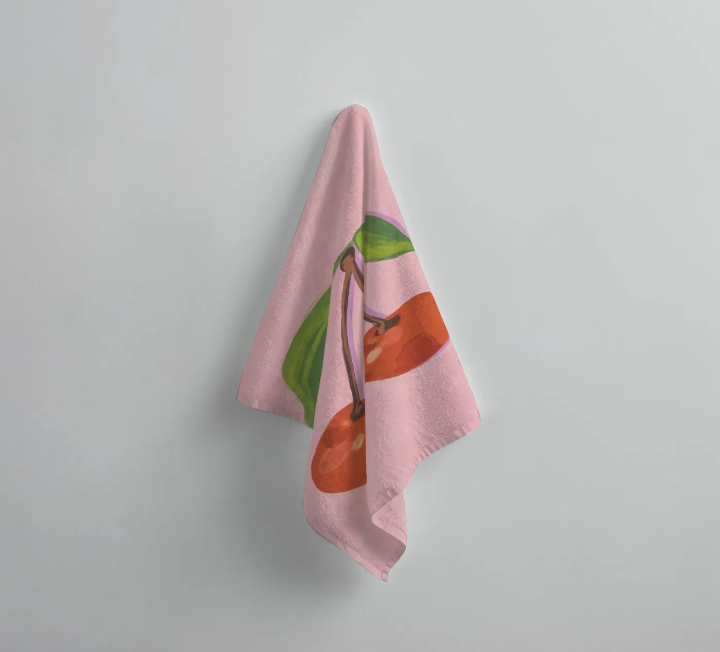 Cherries towel by GigiRosado