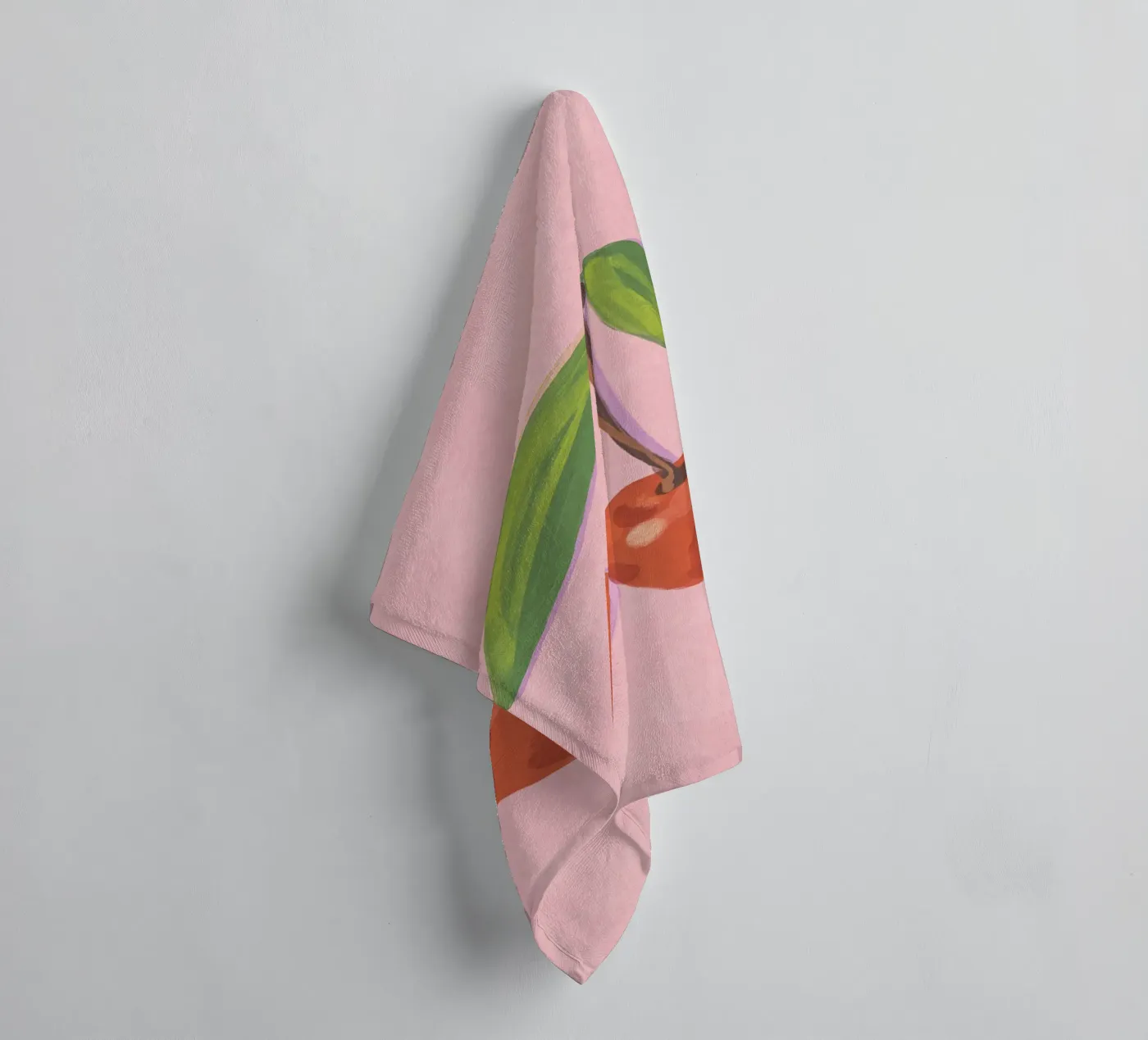Cherries towel by GigiRosado