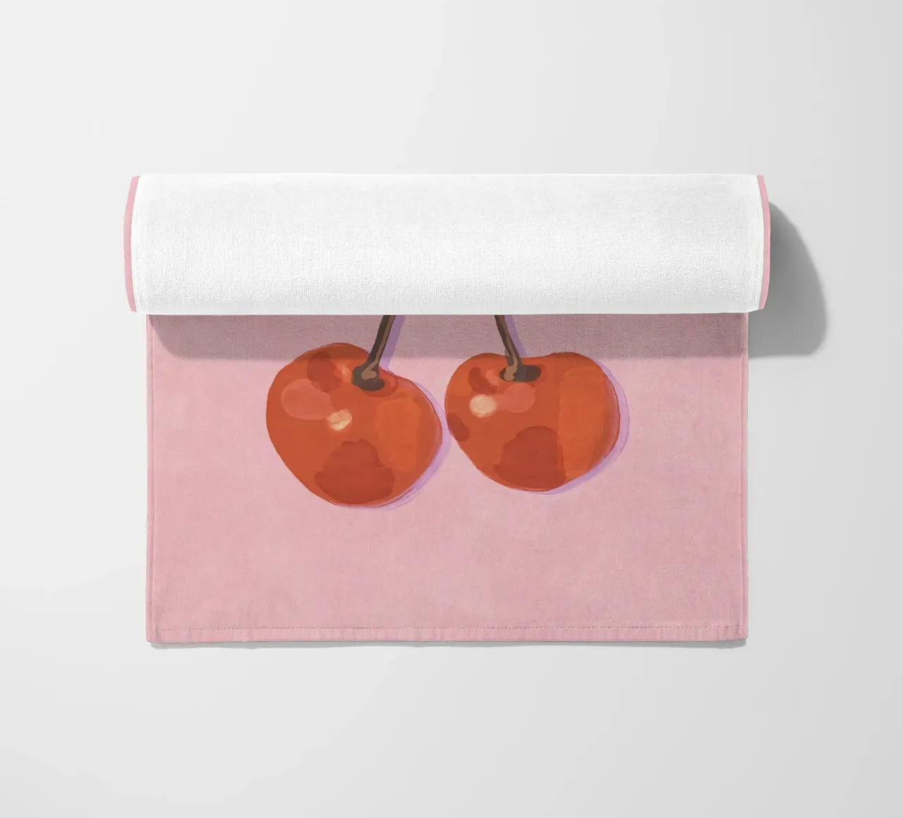 Cherries beach towel by GigiRosado