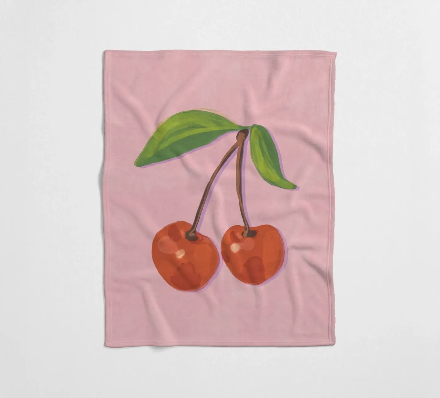 Cherries fleecedeken van GigiRosado