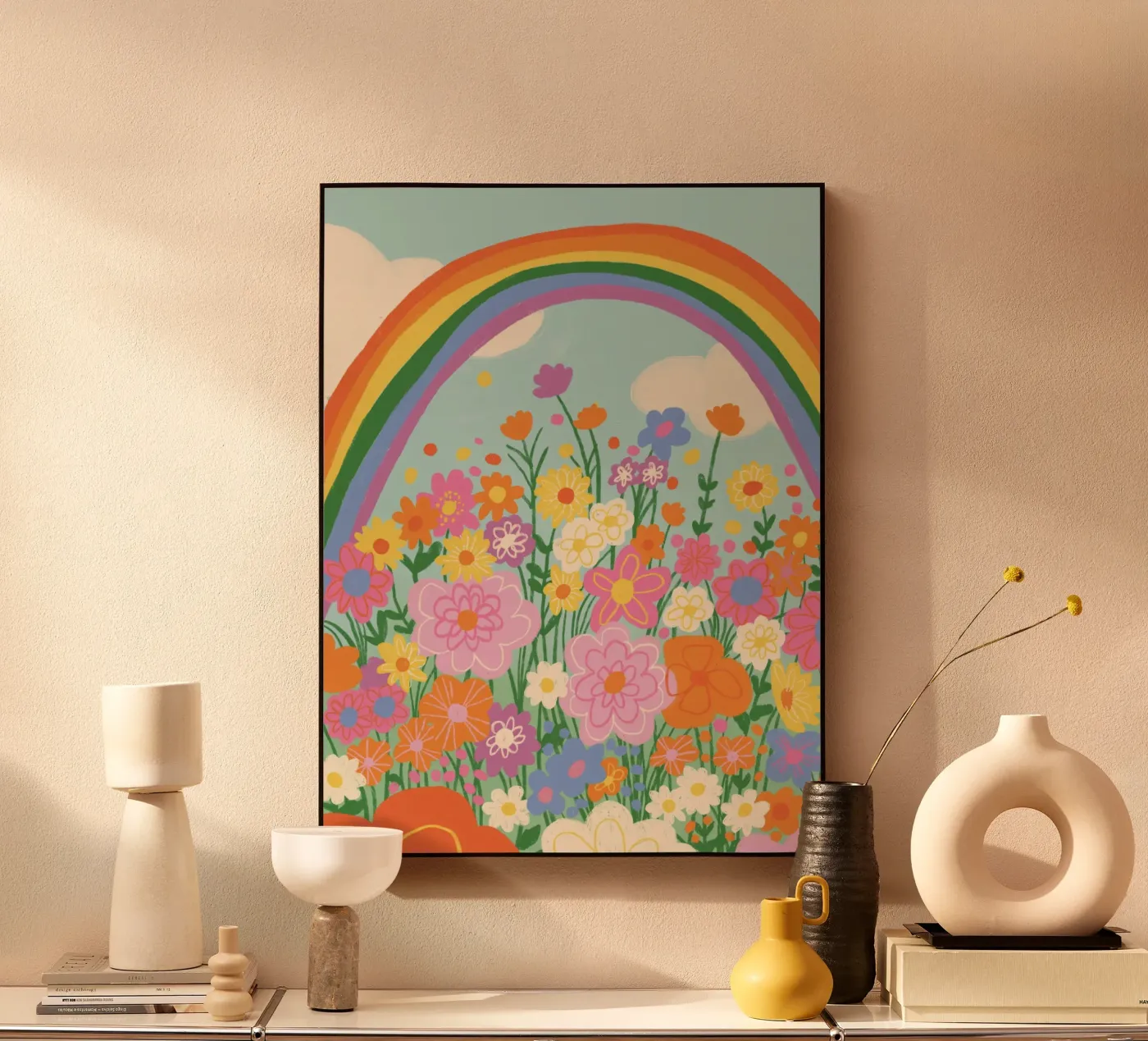 Floral rainbow plexiglass da GigiRosado
