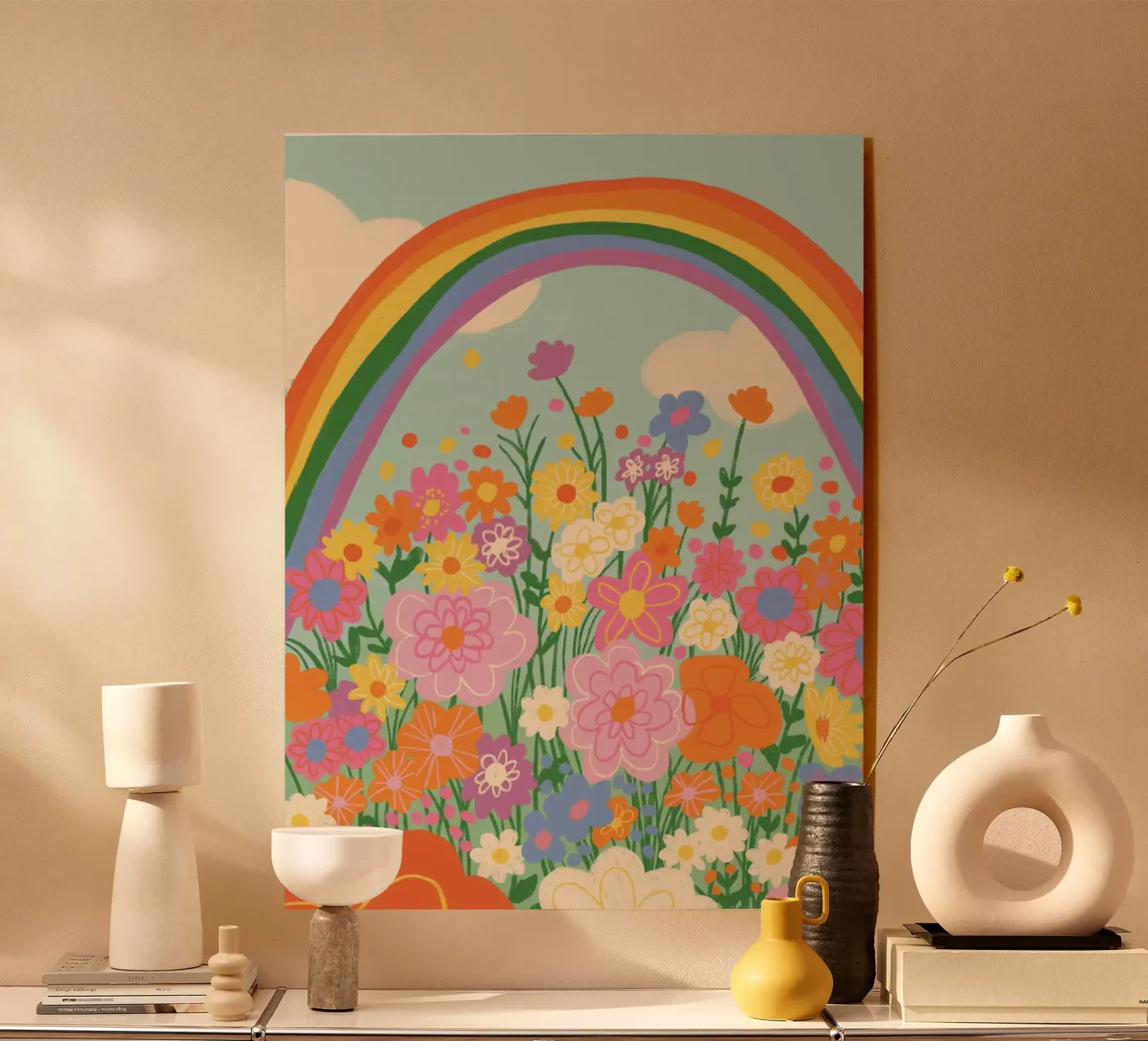 Floral rainbow plexiglass da GigiRosado