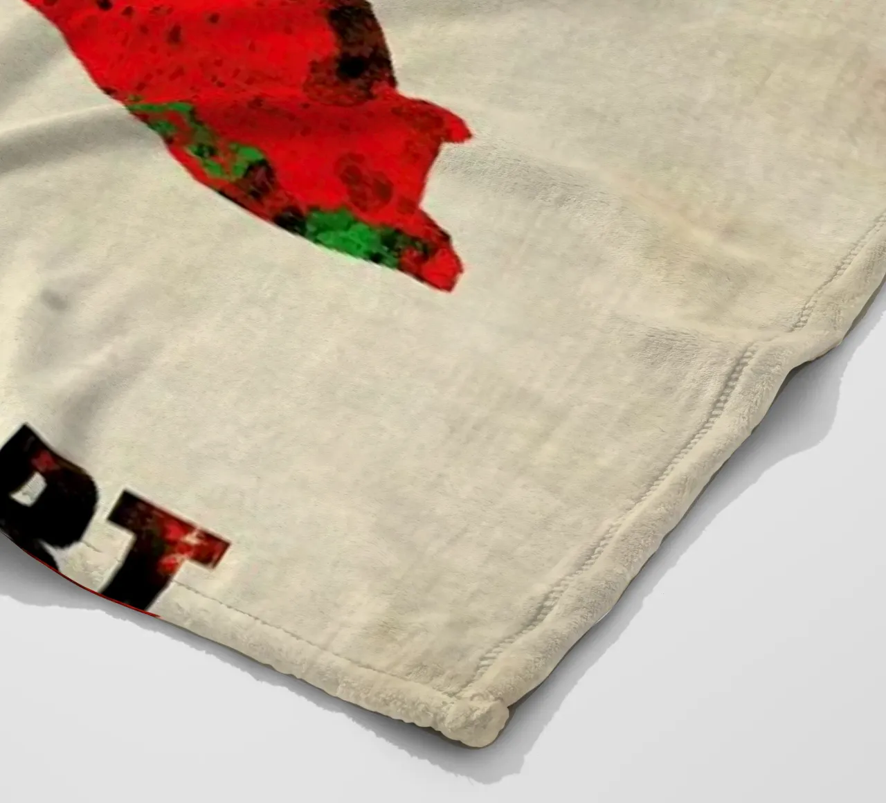 Stuttgart Watercolor Map coperta in pile da Naxart