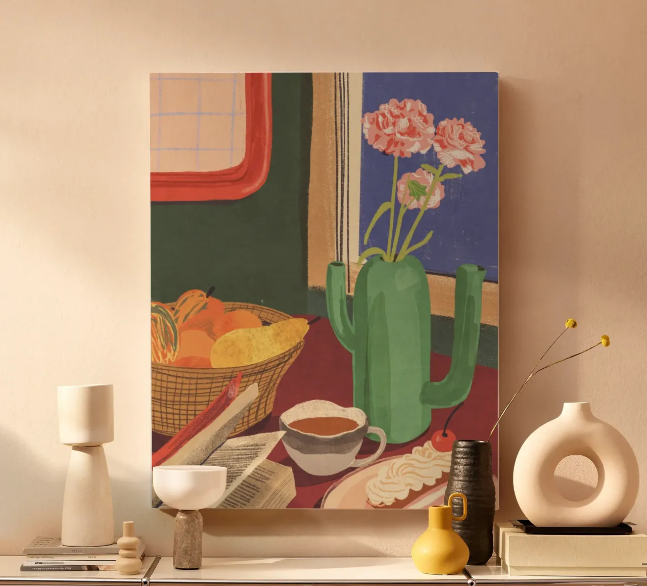 Coffee time canvas met Baklijst van GigiRosado