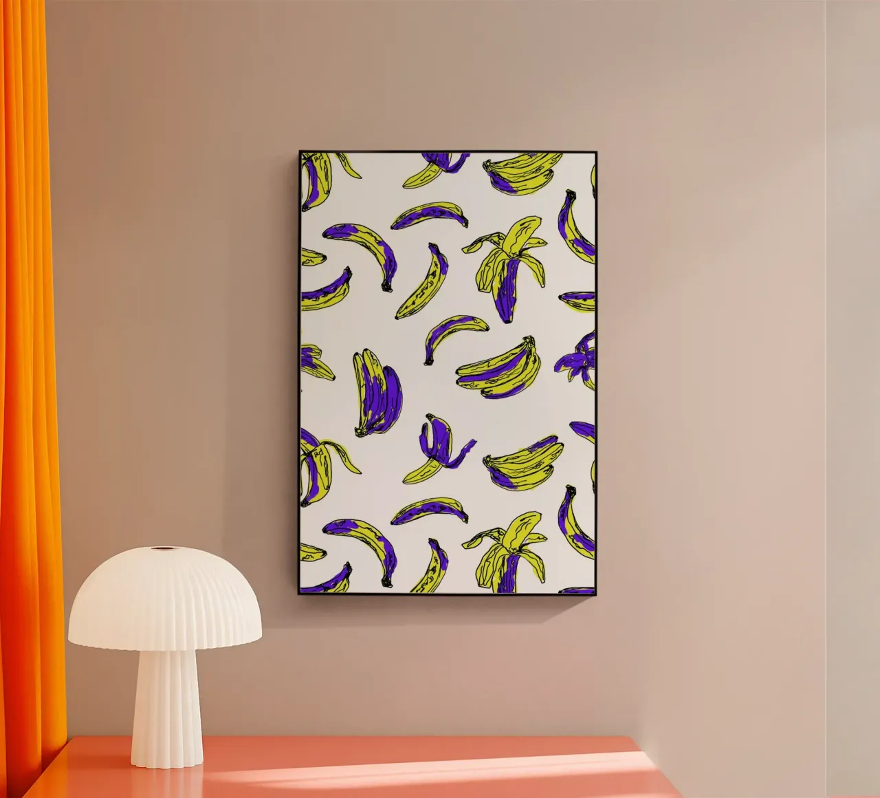Bananas plexiglass da Hanna Kastl-Lungberg