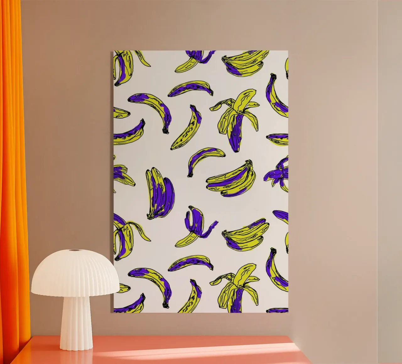 Bananas plexiglass da Hanna Kastl-Lungberg