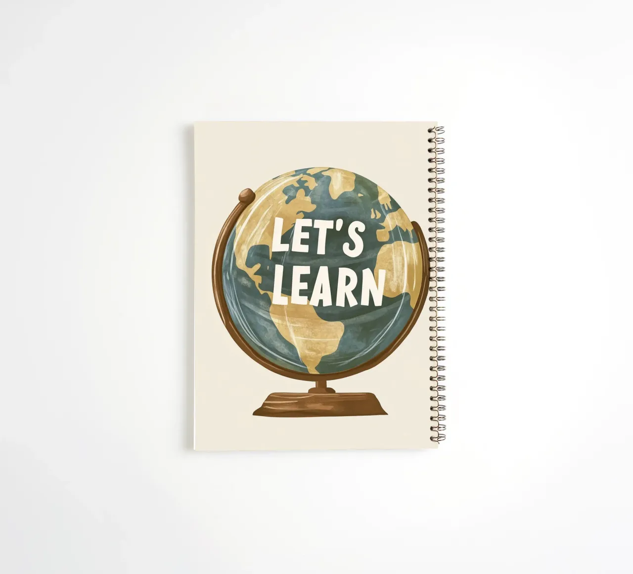 Let's Learn - inspiration for little explorers spiral notebook by KidzStudio