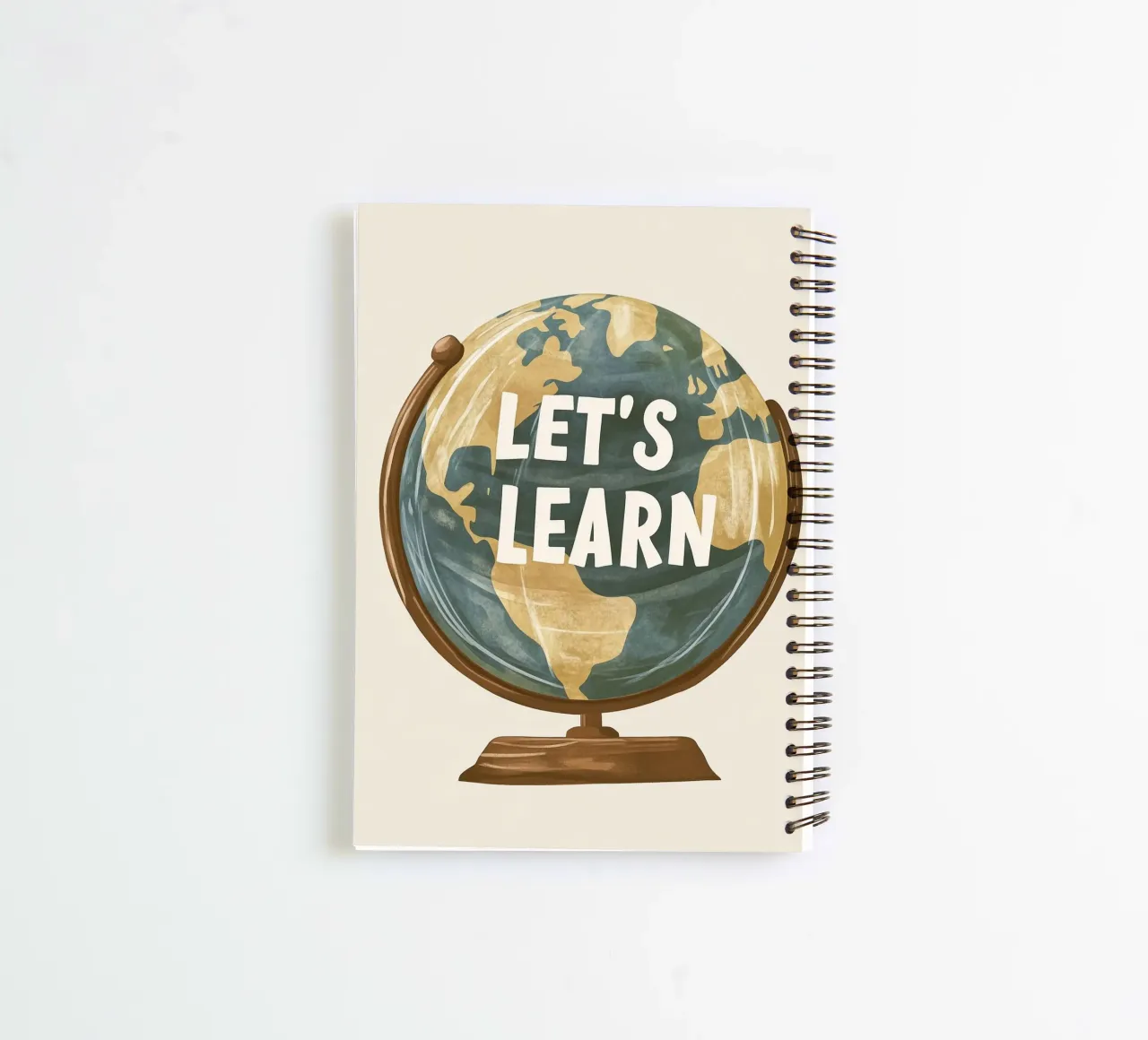 Let's Learn - inspiration for little explorers spiral notebook by KidzStudio