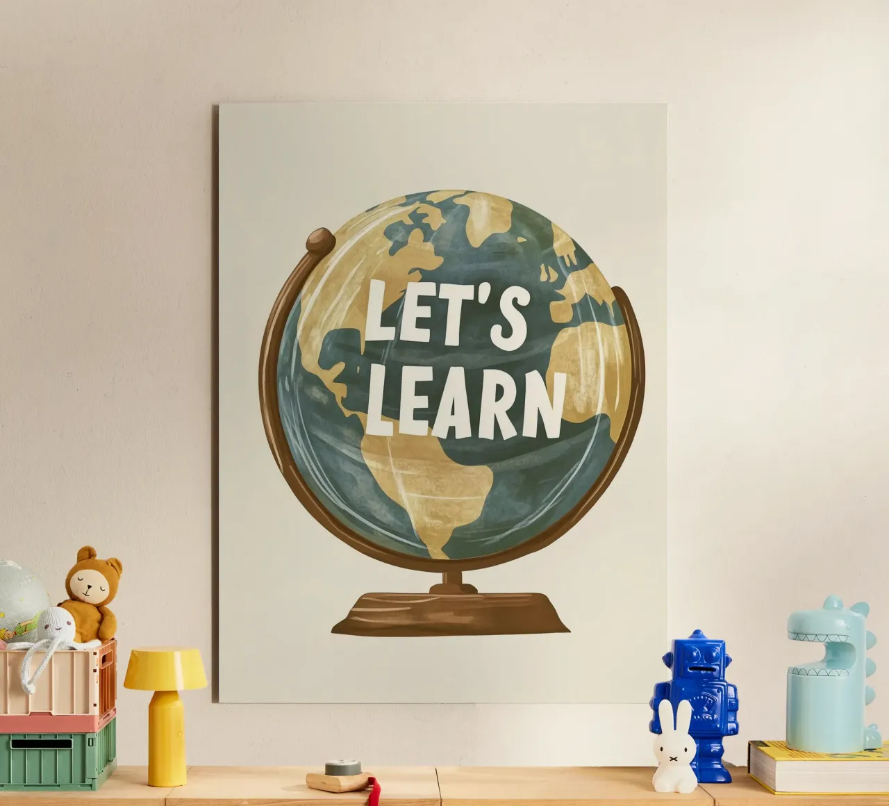 Impariamo - ispirazione per i piccoli esploratori alluminio dibond da KidzStudio