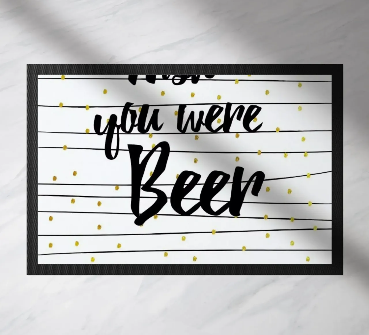 Beer doormat by Froilein Juno