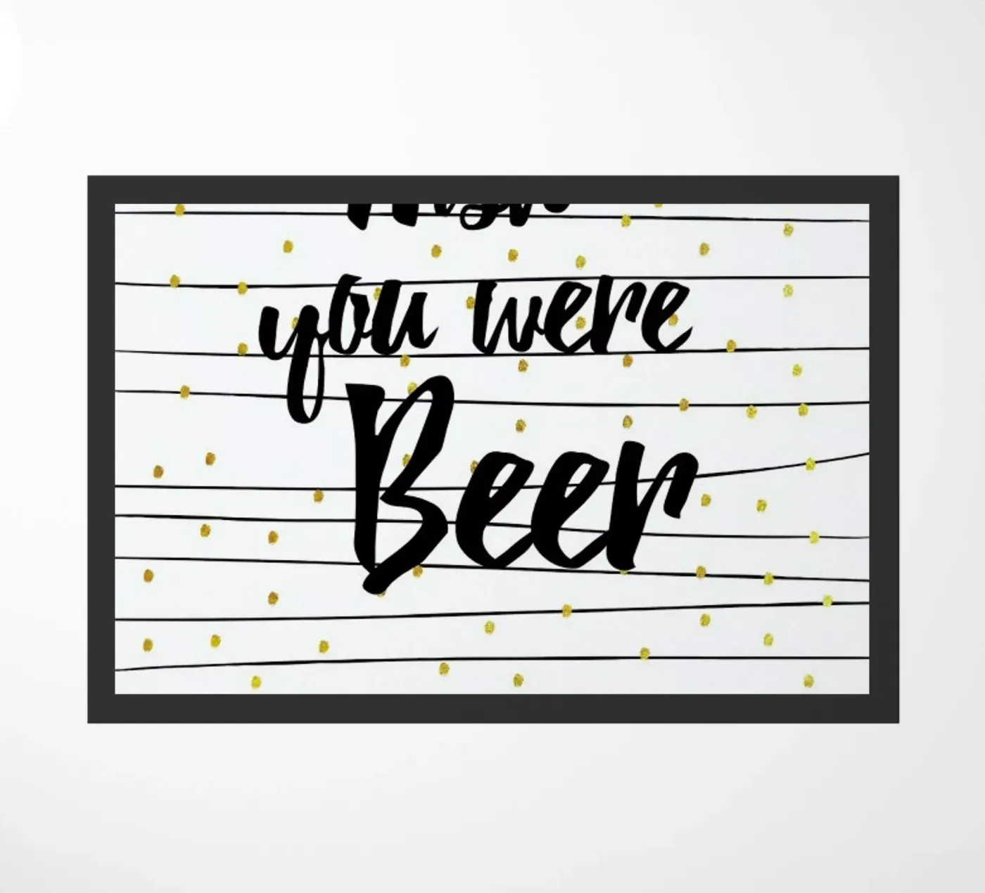 Beer deurmat van Froilein Juno