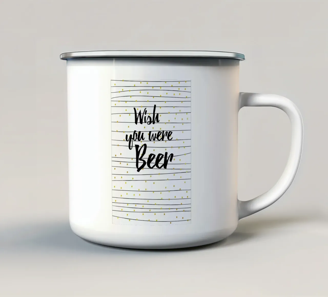 Beer tazza in smalto da Froilein Juno