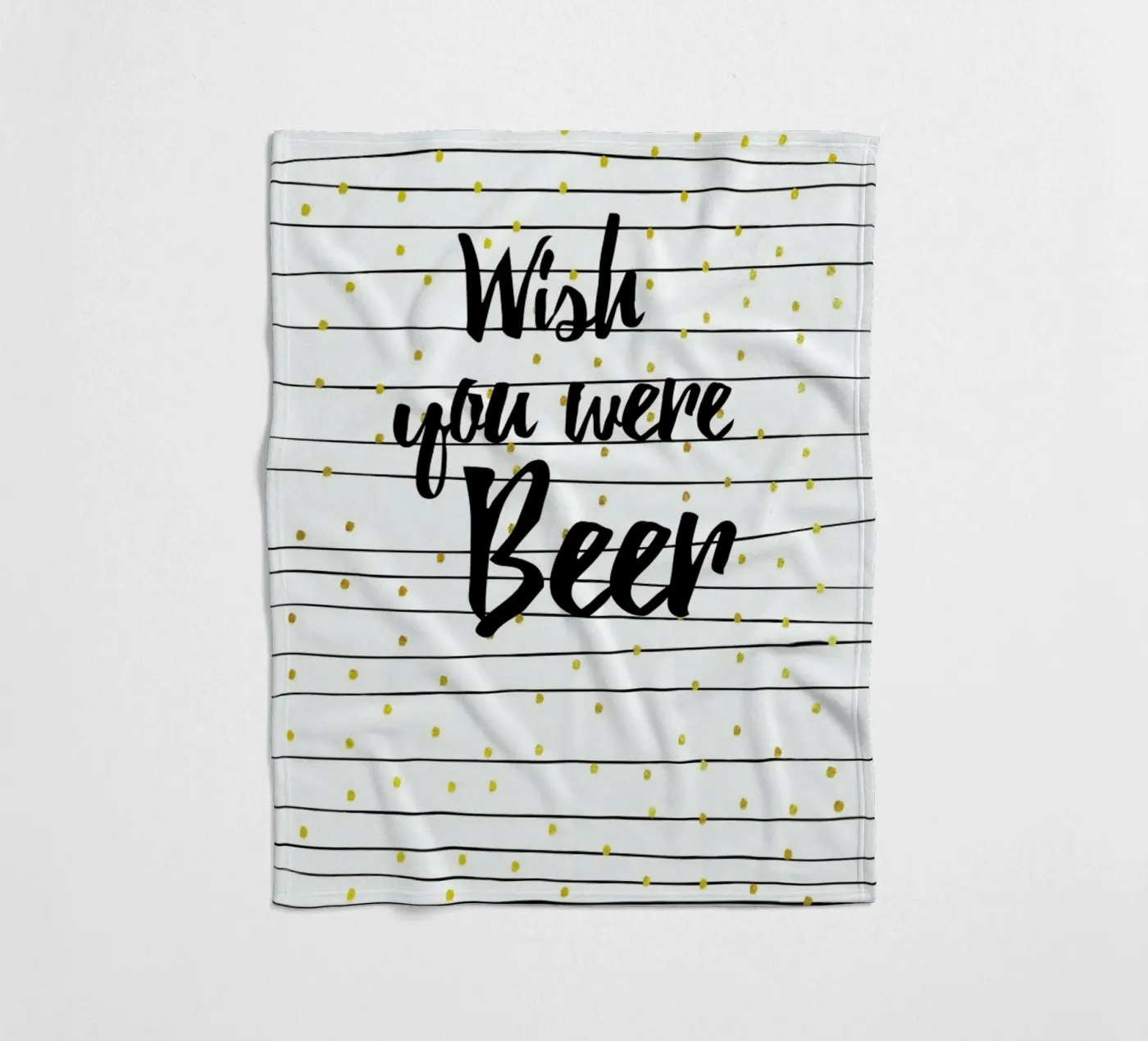 Beer fleecedeken van Froilein Juno