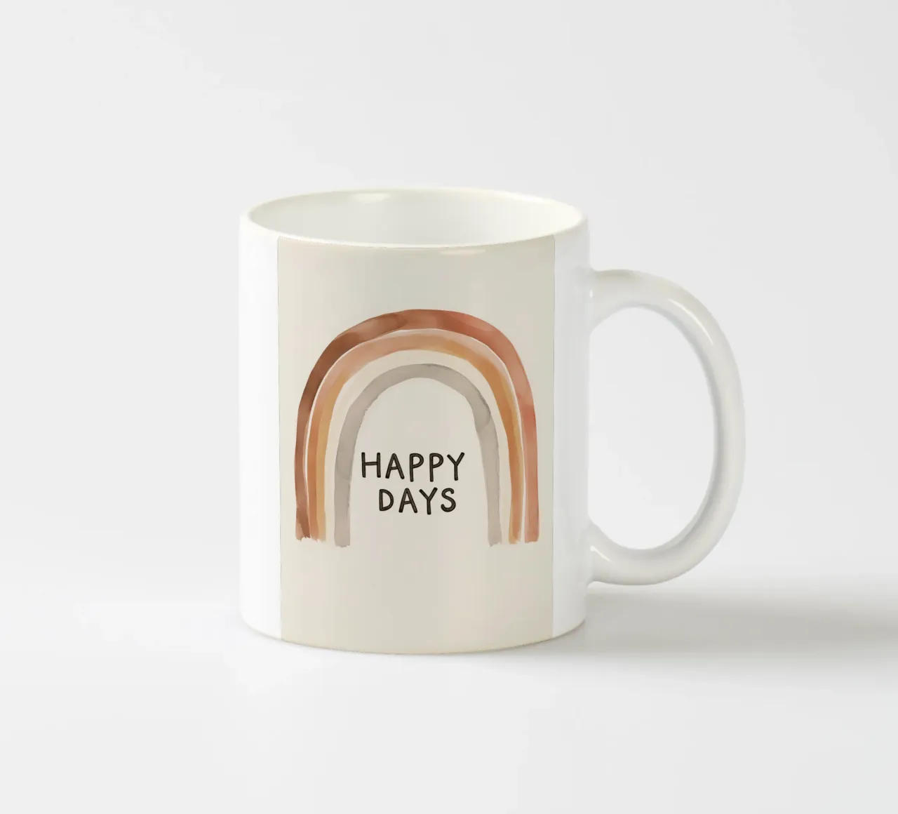 Happy Days - Poster arcobaleno boho per la camera dei bambini tazza in ceramica da KidzStudio