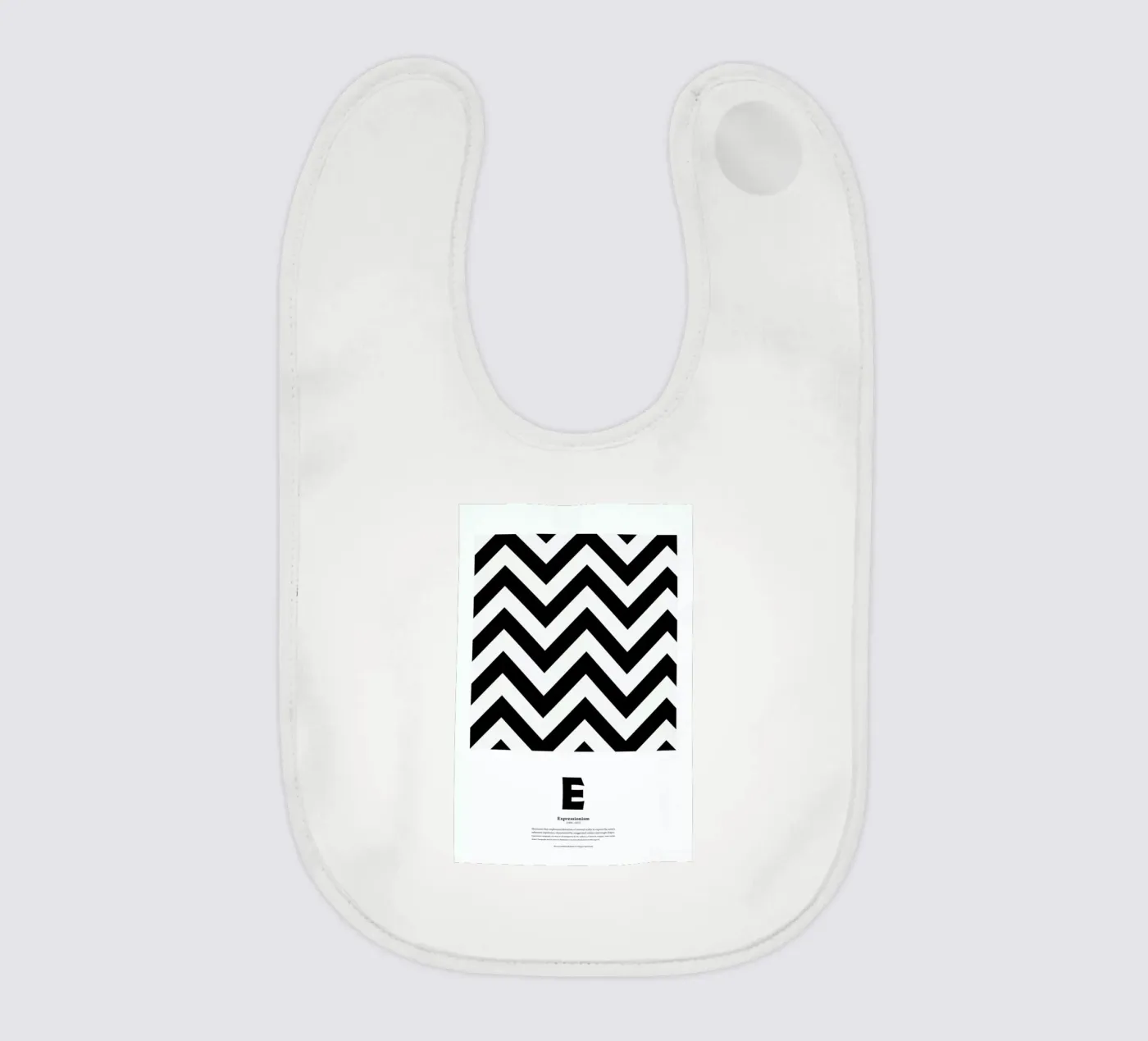 E - Expressionism baby slabbetje van The True Type