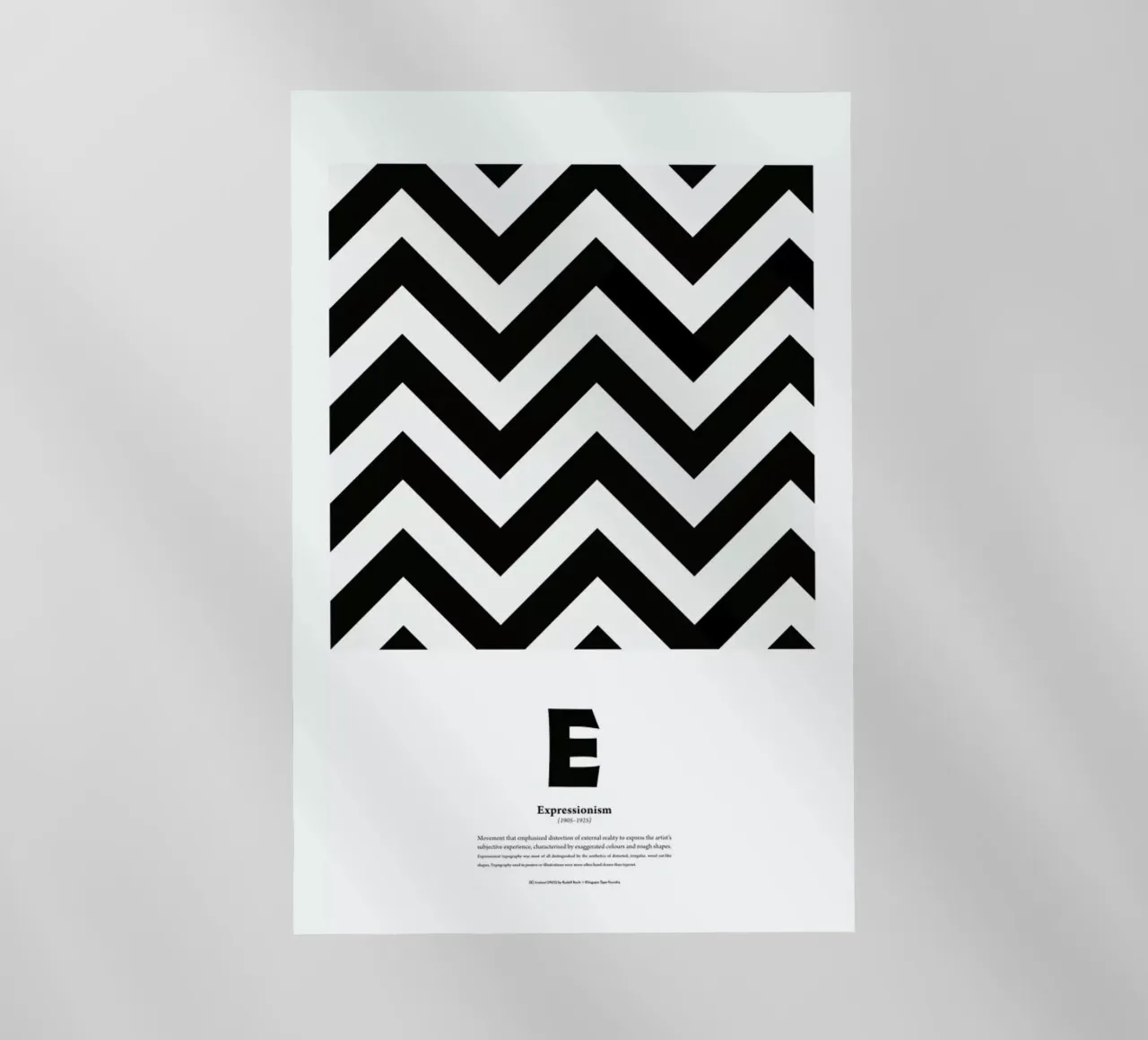 E - Expressionism pellicola backlit da The True Type