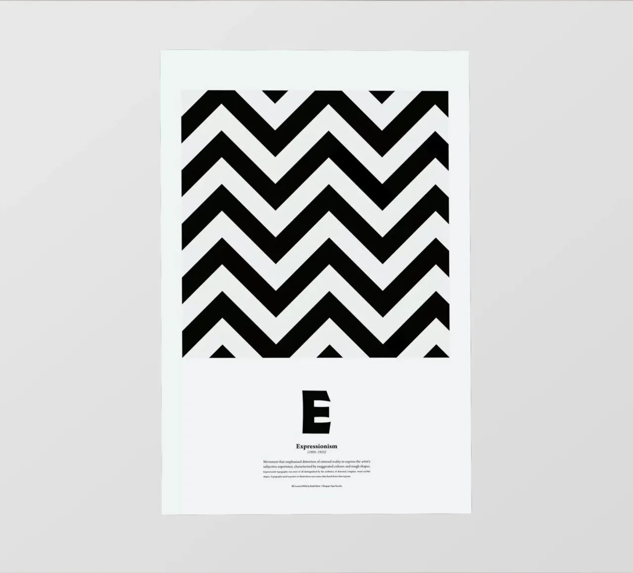 E - Expressionism pellicola backlit da The True Type