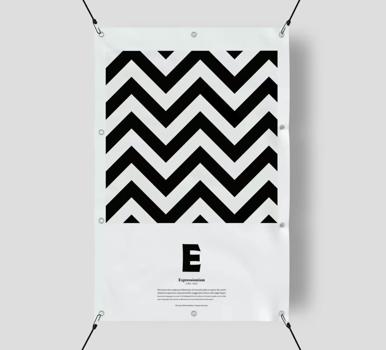 E - Expressionism telo in pvc da The True Type