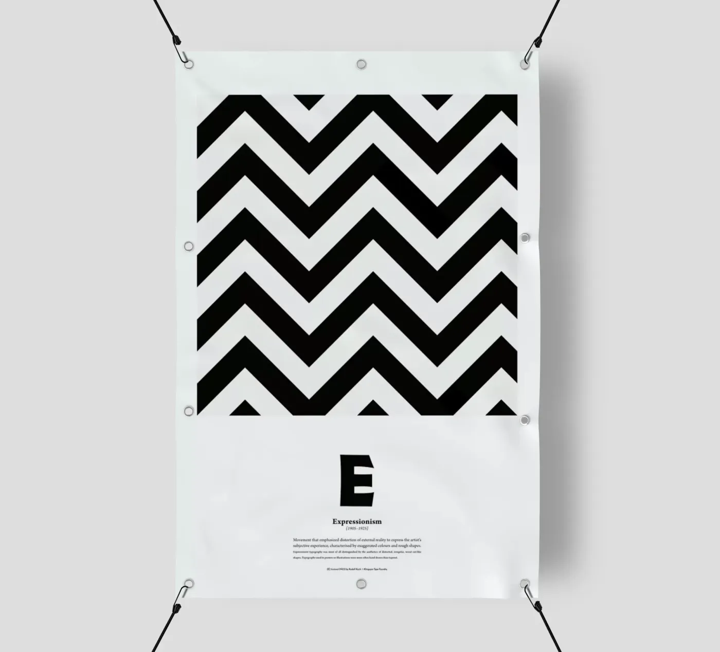 E - Expressionism telo in pvc da The True Type