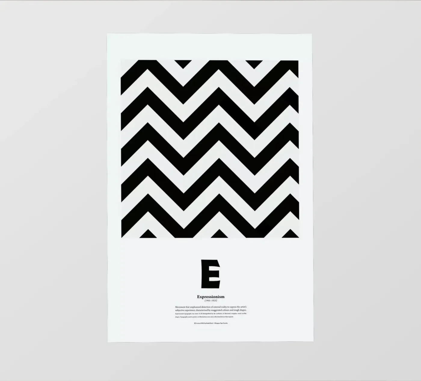 E - Expressionism telo in pvc da The True Type