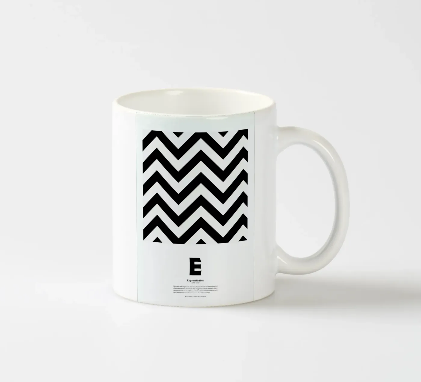 E - Expressionism tazza in ceramica da The True Type