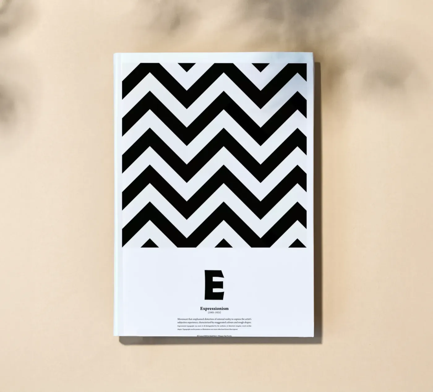 E - Expressionism notebook by The True Type