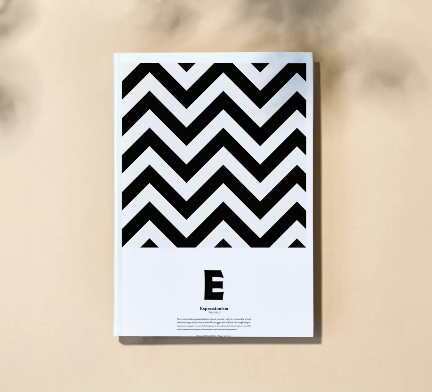 E - Expressionism notebook by The True Type