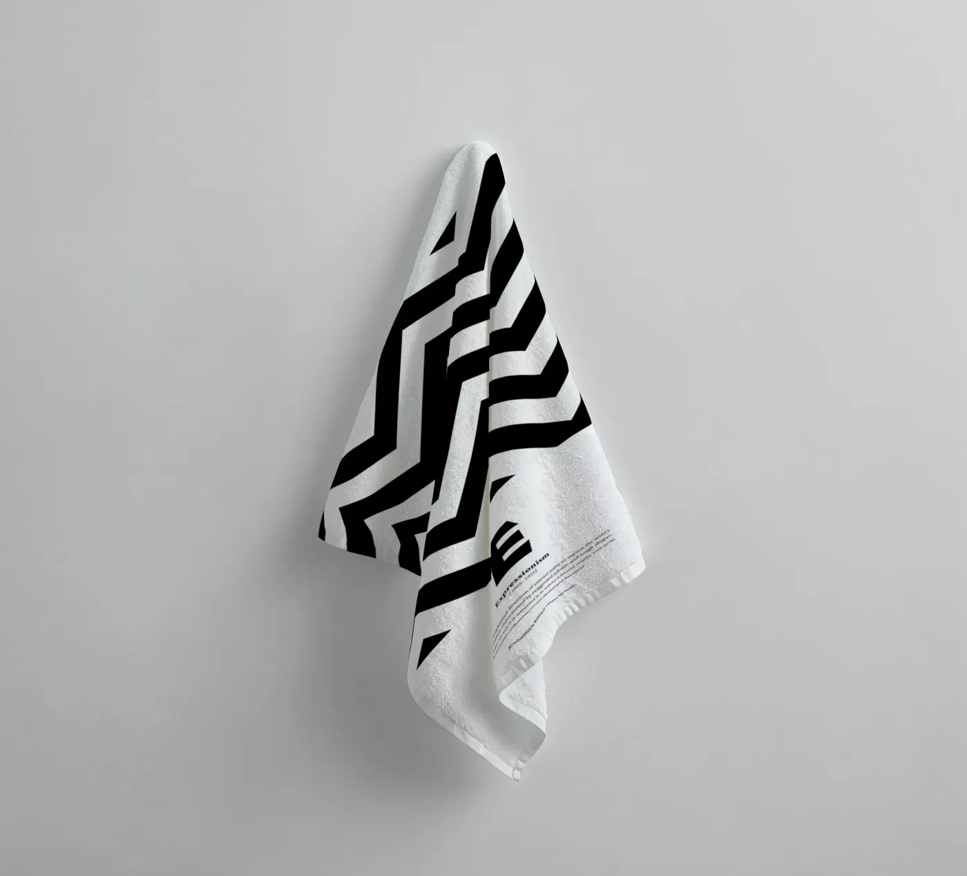 E - Expressionism Handtuch von The True Type