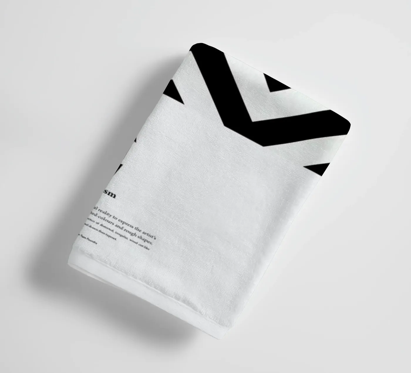 E - Expressionism Handtuch von The True Type