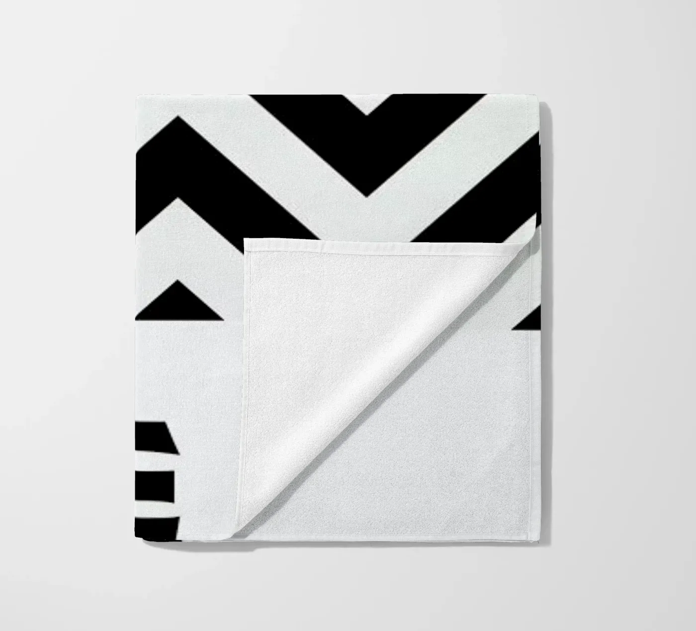 E - Expressionism beach towel by The True Type