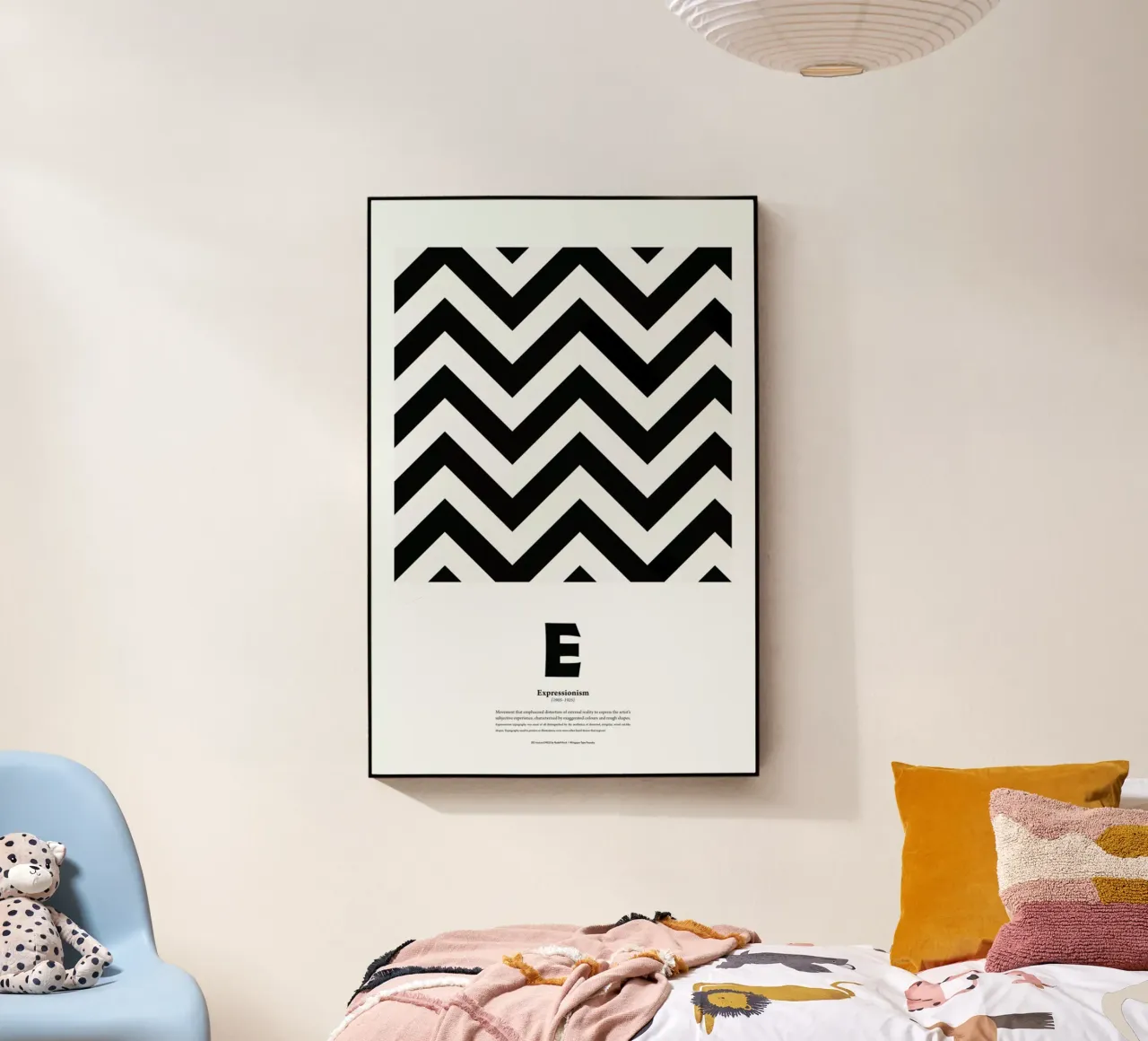 E - Expressionism acryl van The True Type