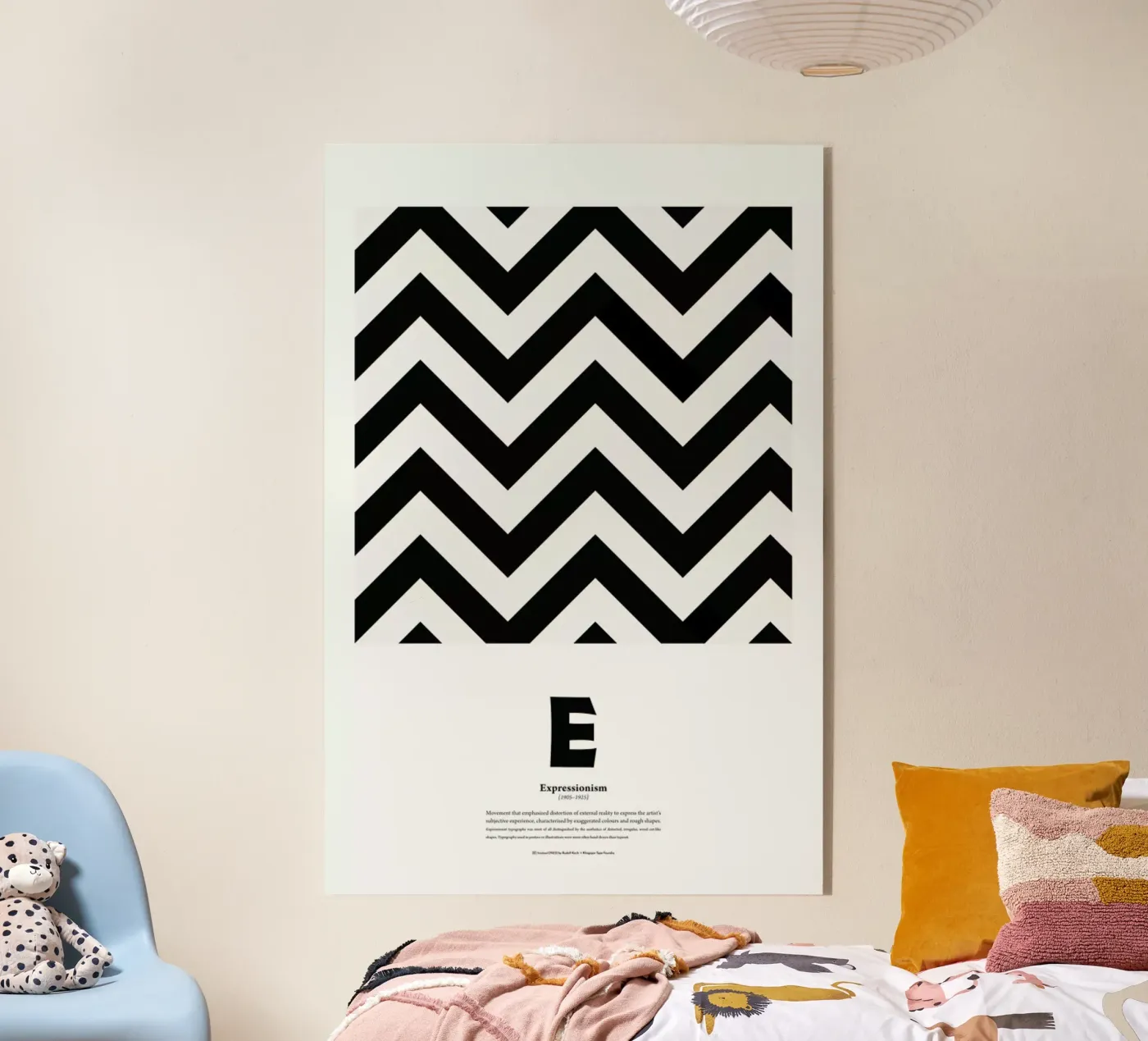 E - Expressionism Acryl-Glas von The True Type