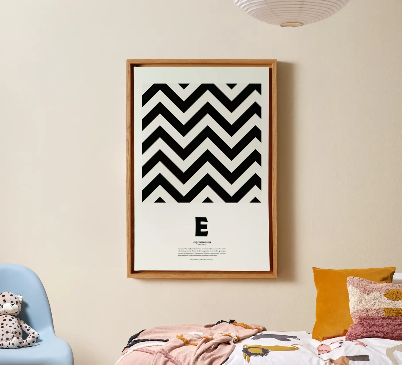 E - Expressionism canvas van The True Type