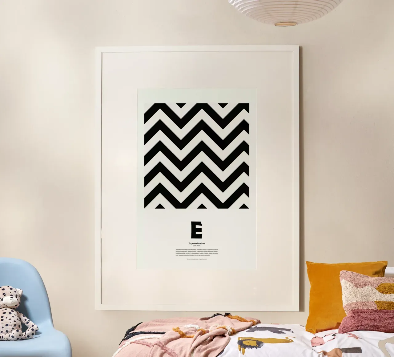 E - Expressionism poster by The True Type