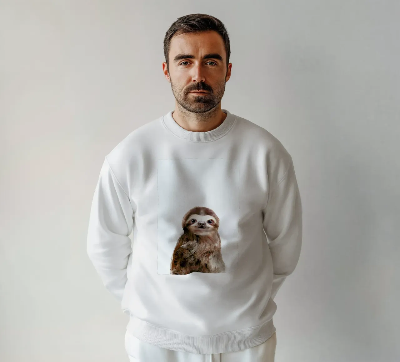 Little Sloth felpa da Amy Hamilton